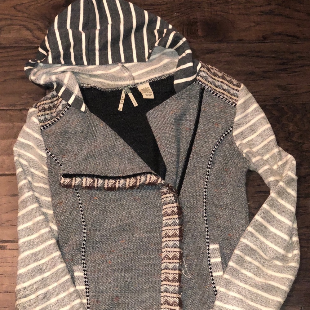 Gimmicks 3/4 length zip up hoodie